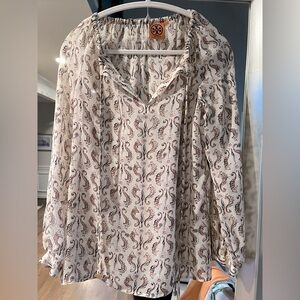 Tory Burch Cream seahorse Women's Top